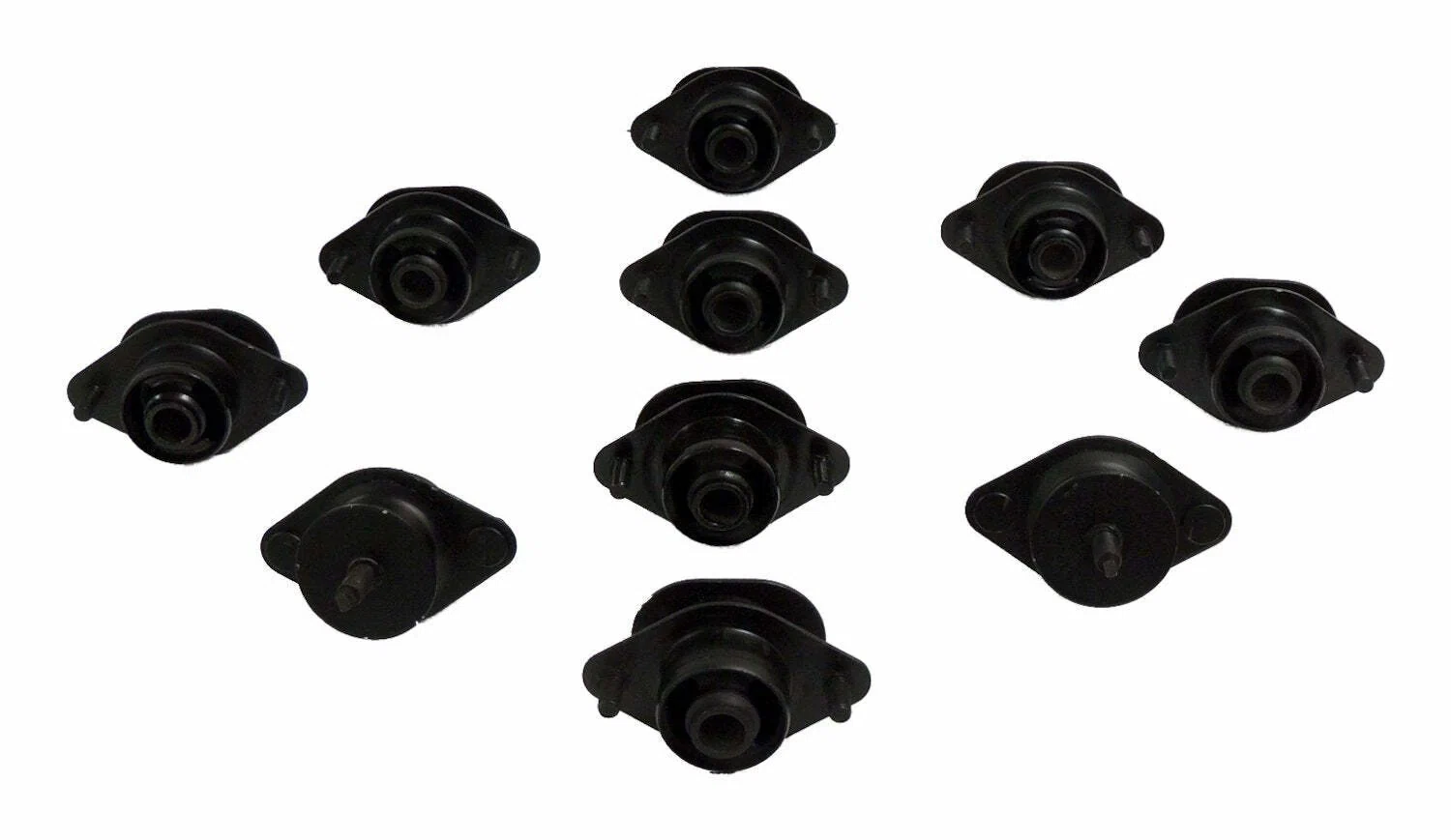 Crown Automotive - Steel Black Body Mount Kit - 55366676K2